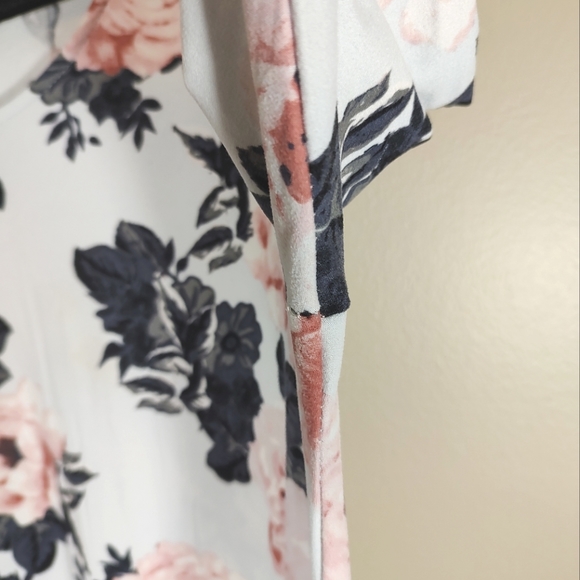 Stretch Fit Floral Midi Dress - Picture 4 of 11